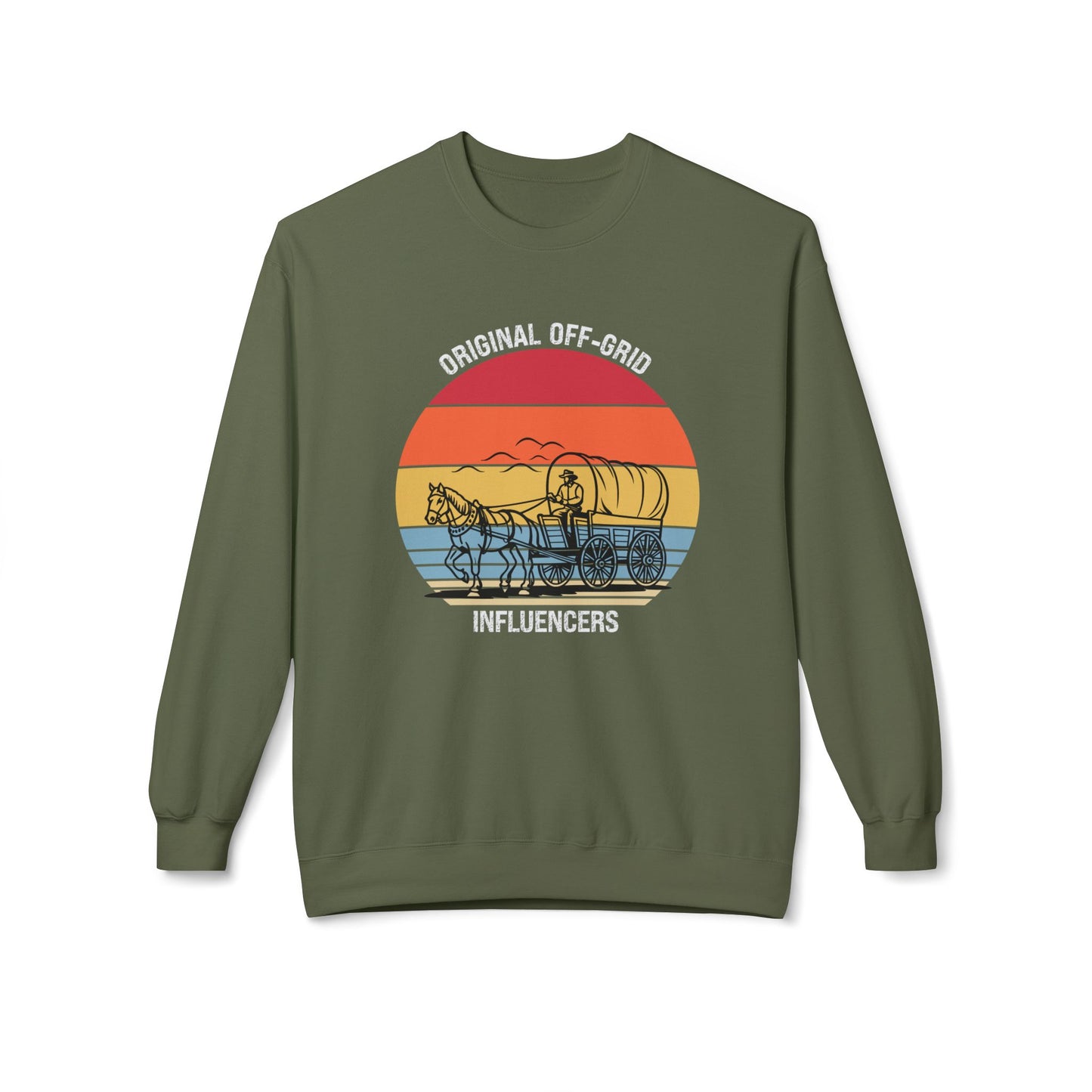 Off-Grid Influencers Crewneck Sweatshirt