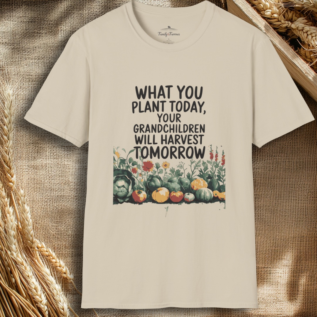 What You Plant Today Your Grandchildern Will Harvest Tomorrow Tee