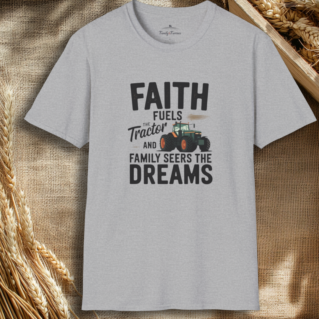 Faith Fuels The Tractor Tee