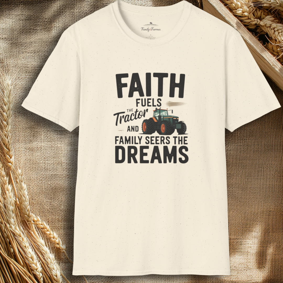 Faith Fuels The Tractor Tee