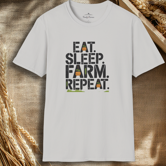 Eat Sleep Farm Repeat Tee