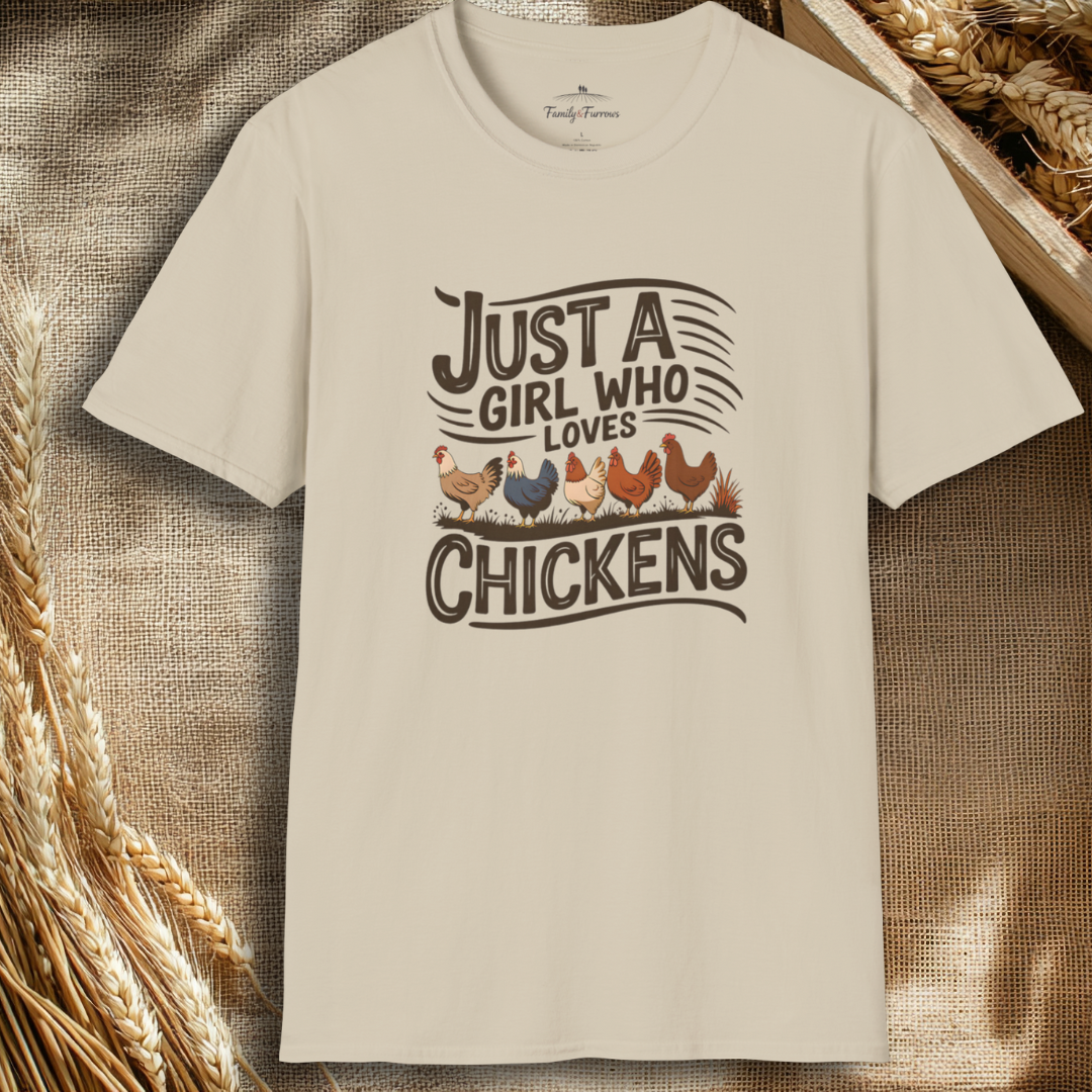 Just A Girl Who Loves Chickens Tee