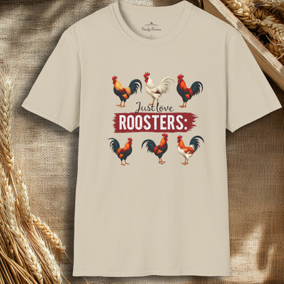 Just Love Roosters Tee