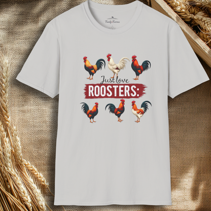 Just Love Roosters Tee