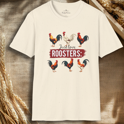 Just Love Roosters Tee