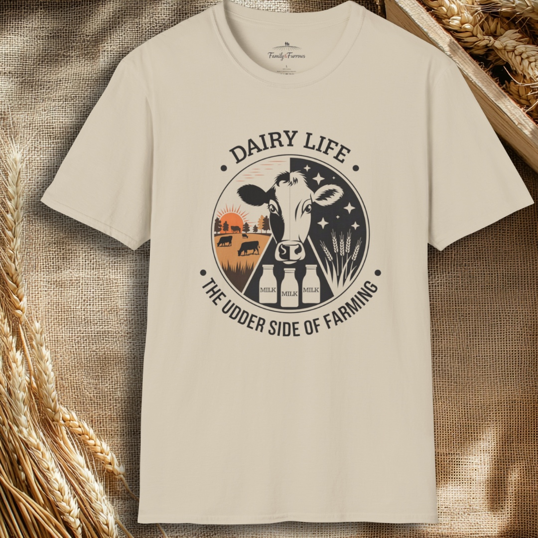 Dairy Life The Udder Side of Farming Tee