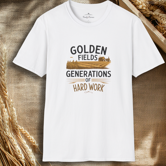 Golden Fields Generations of Hard Work Tee