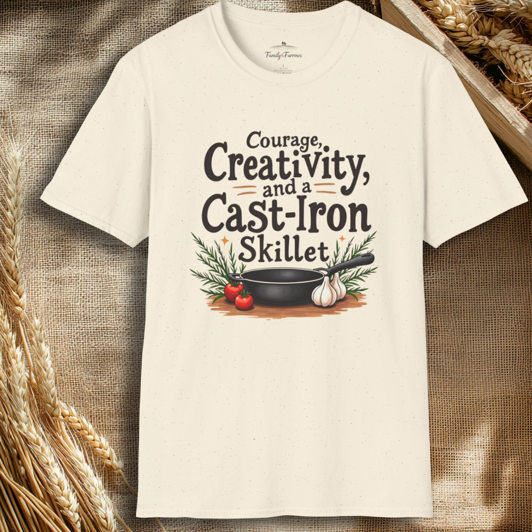 Courage Creativity And A Cast-Iron Skillet Tee