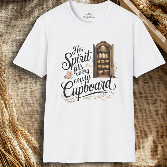 Her Spirit Fills Every Empty Cupboard Tee