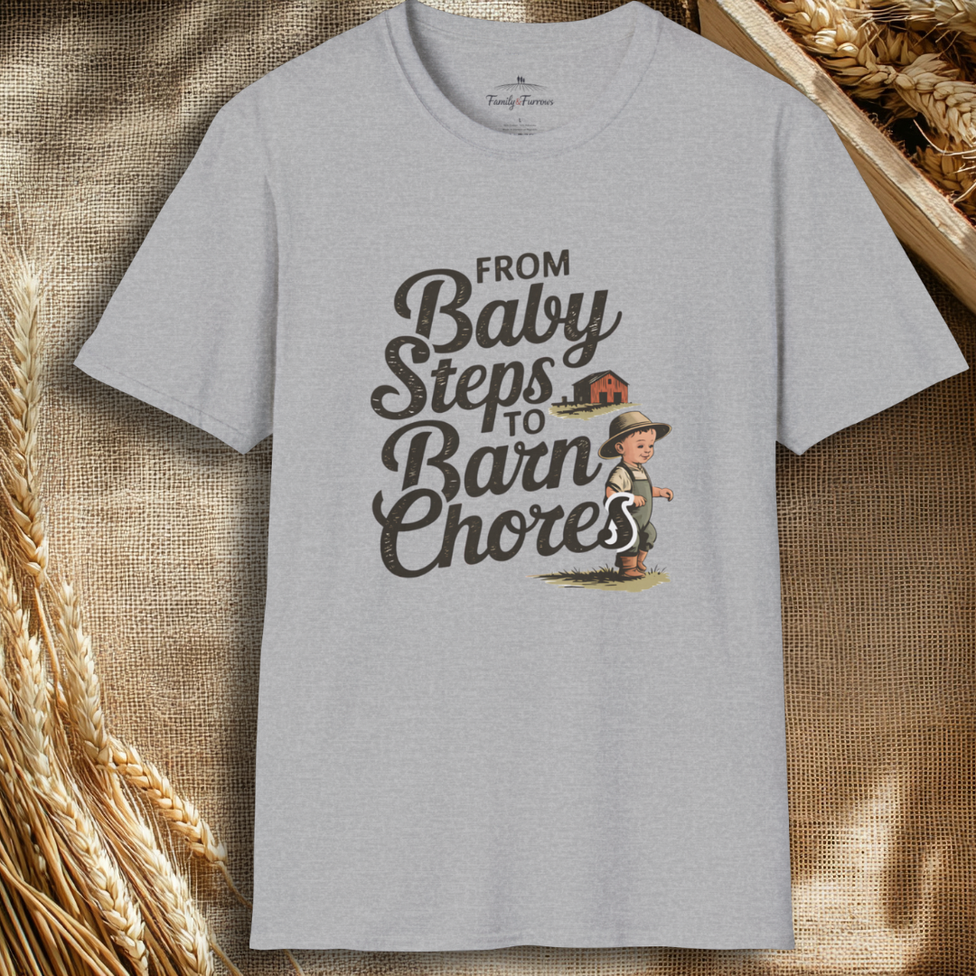 From Baby Steps to Barn Chores Tee